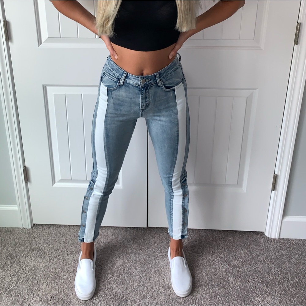 High Waisted Denim Jeans